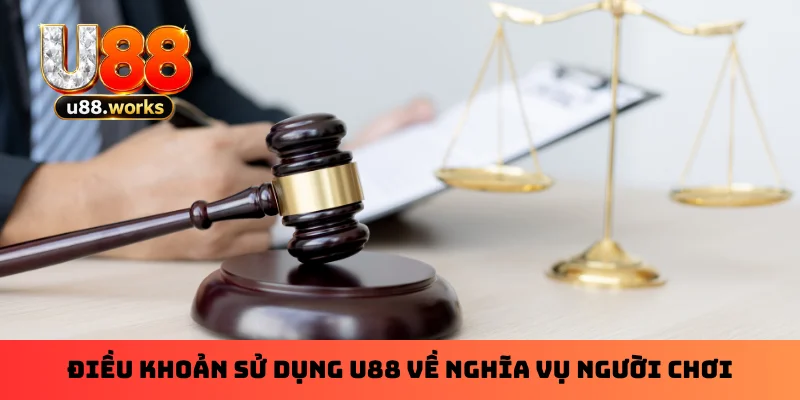 Điều khoản sử dụng U88 về nghĩa vụ người chơi
