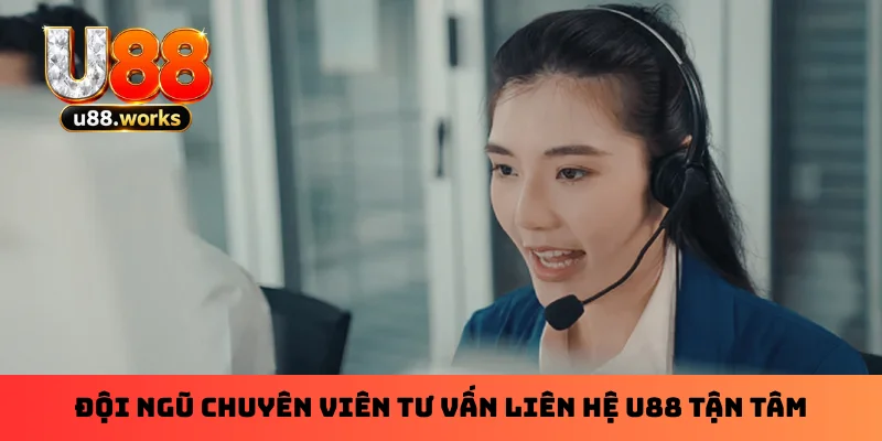 Đội ngũ chuyên viên tư vấn liên hệ U88 tận tâm